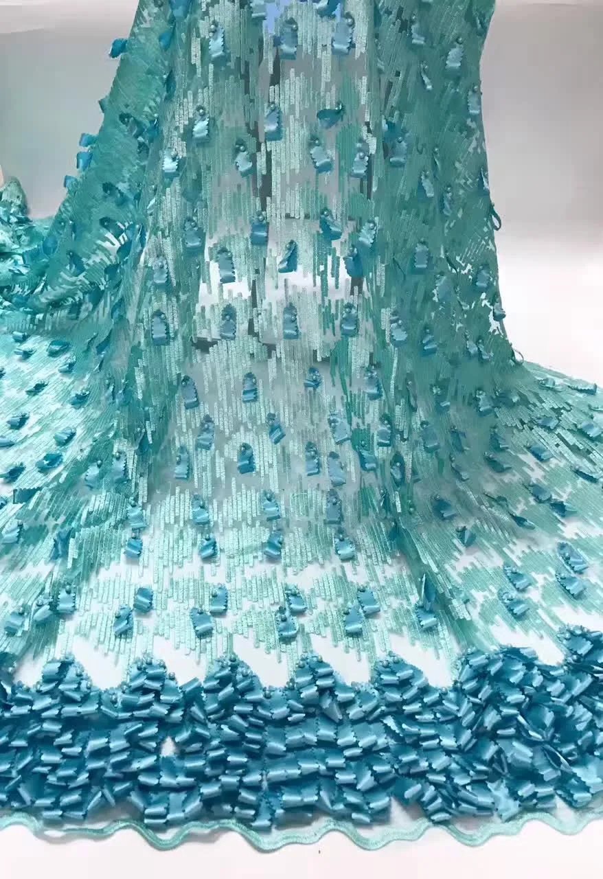 

Fashionable Nigerian Lace Fabrics High Quality African lace dress fabric 2017 Nice Bridal net lace