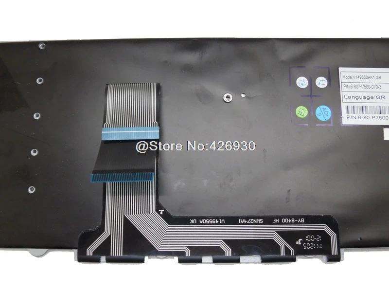 Клавиатура с подсветкой US JP EST для CLEVO P750ZM V149550AS1 6-80-P7500-013-3 V149550AK1 V149550AJ1 английский