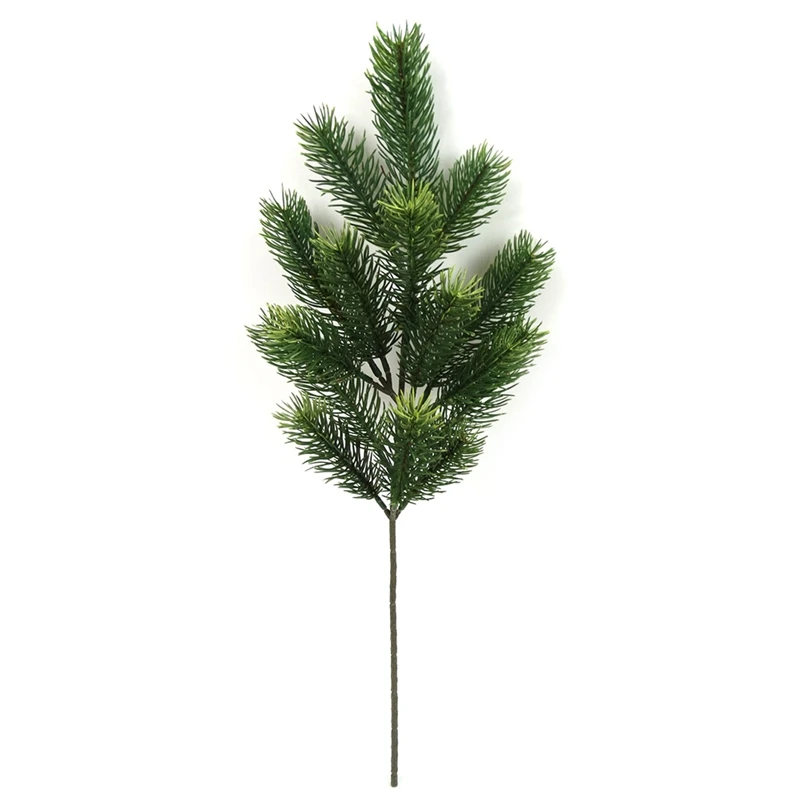 Artificial Plastic Green Pine Plants Branches Wedding Home Party Decorations DIY ChristmasTree Handcraft Accessories