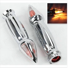 Мотоцикл поворотники Бар Конец " рукоятка для Yamaha Vstar 400 650 1100 1300 Virago Xv 250 535 750 1100 Road Star на заказ