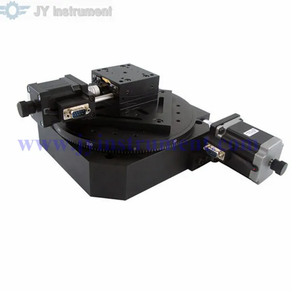 

Motorized xy table by goniometer stage and rotary table J03DX200 Beijing JY Instrument