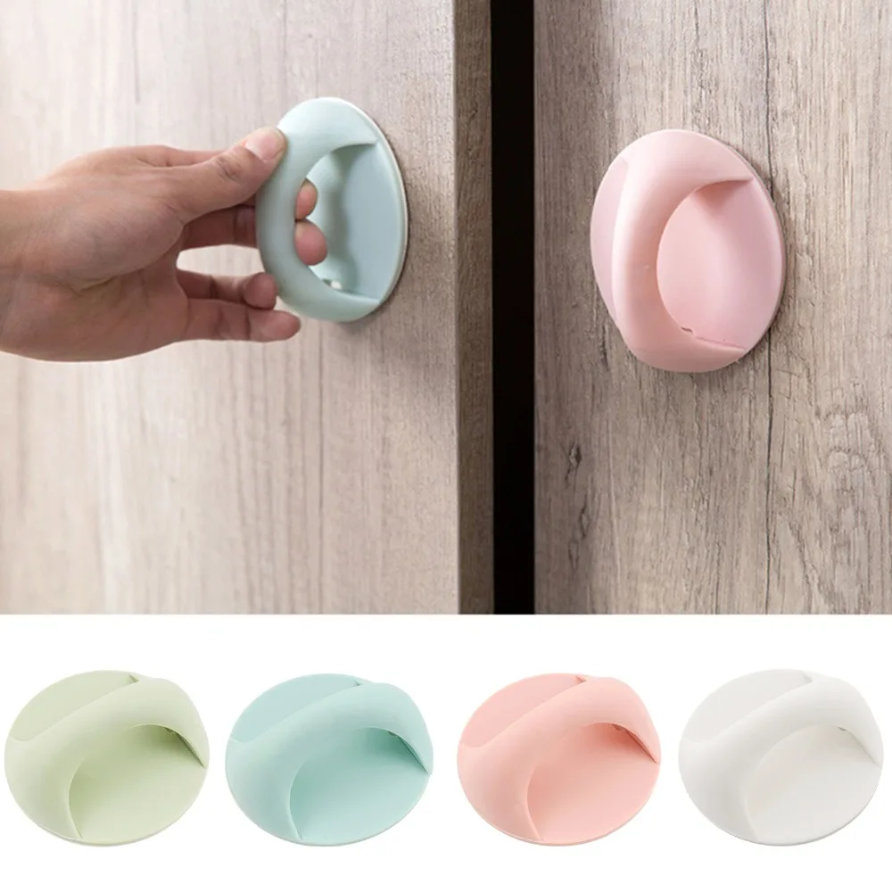 

1Pcs Multifunctional Simple Sticky Assist Handle Self-adhesive Plastic Handle for Furniture Drawer Cabinet Door Window