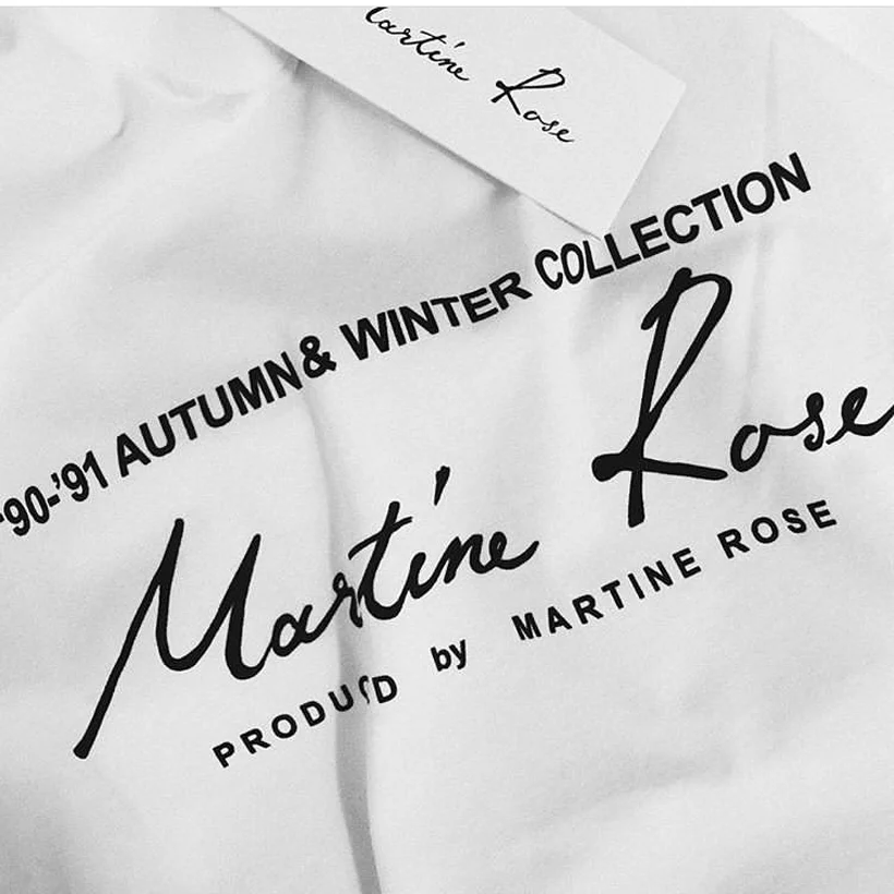 

Martine Rose T Shirt 2019 Summer Collection Produced By Martine Rose T-shirt Casual Mens T-shirts Top Quality