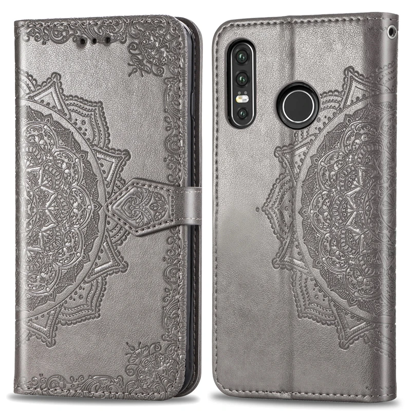 Чехол из тисненой кожи для Huawei P30 P20 P10 Lite P Smart Y5 Y6 Y7 Prime 2018 Y9 2019 Honor 7A 7C Pro 8A 10