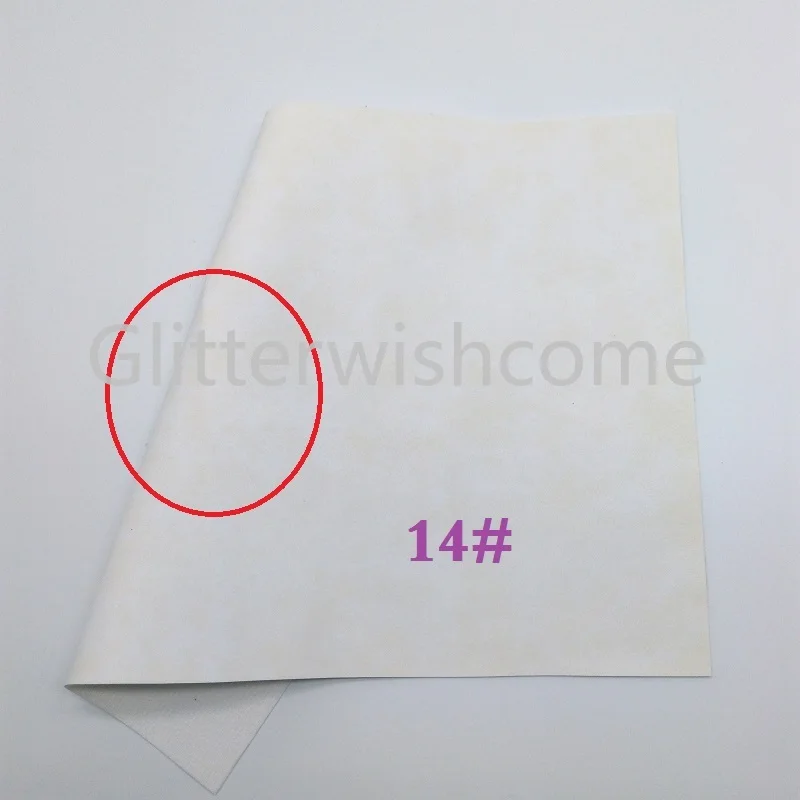 Glitterwishcome 21X29CM A4 Size Vinyl For Bows NUBUCK PU Leather Fabirc Faux Leather Sheets for Bows, GM376A