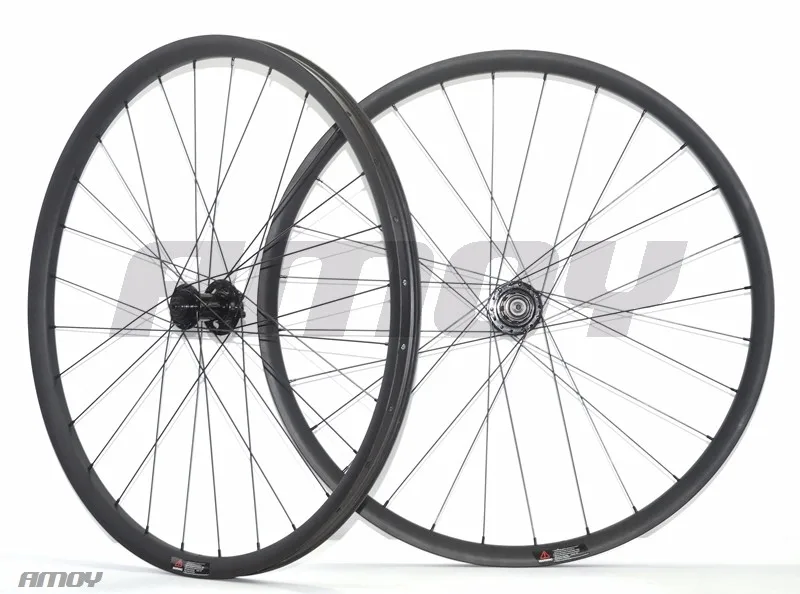 Top Smooth&fast forward carbon mtb wheelset crossmax 29er AM asymmetrical 35*25mm bicycle wheels offset rims for enduro racing 5