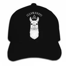 Принт бейсбольная кепка под заказ Illamanati забавные Llama Illuminati Мужская Уличная крутая(S XXXL) солнцезащитный козырек Кепка