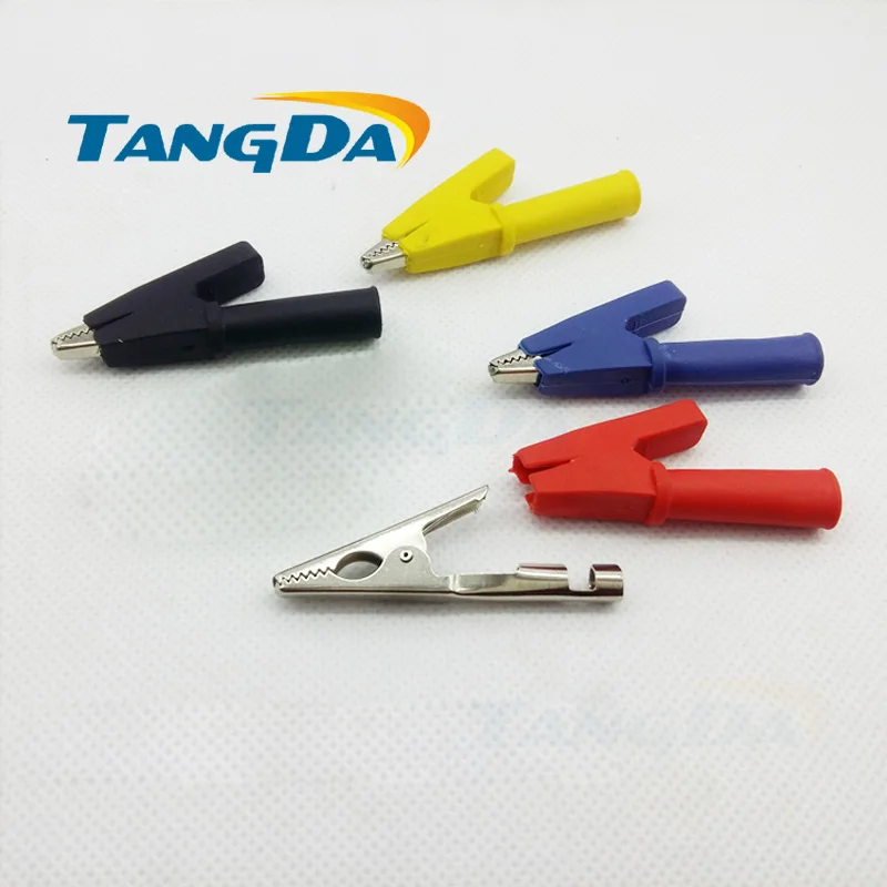 

material: pure copper Cu Alligator Clips Battery clamp cable clip with 4mm jack socket test clip