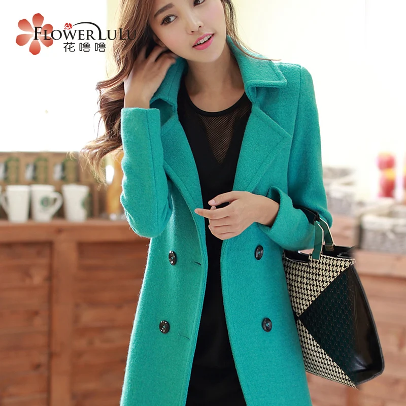 Popular Green Wool Coats Women-Buy Cheap Green Wool Coats