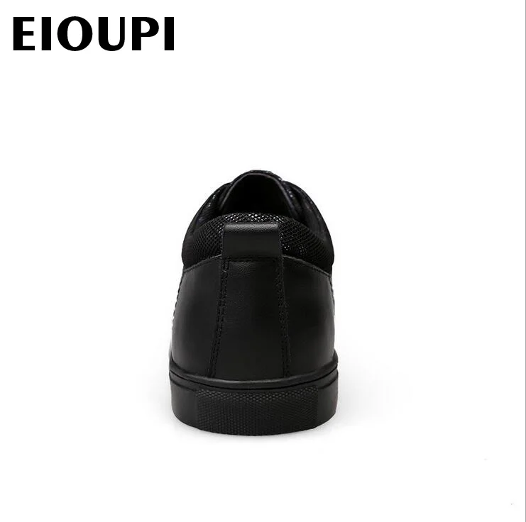 EIOUPI/высокое качество; дизайн; модные мужские в деловом стиле из натуральной коровьей кожи; Повседневная обувь; дышащая мужская обувь; lh2016