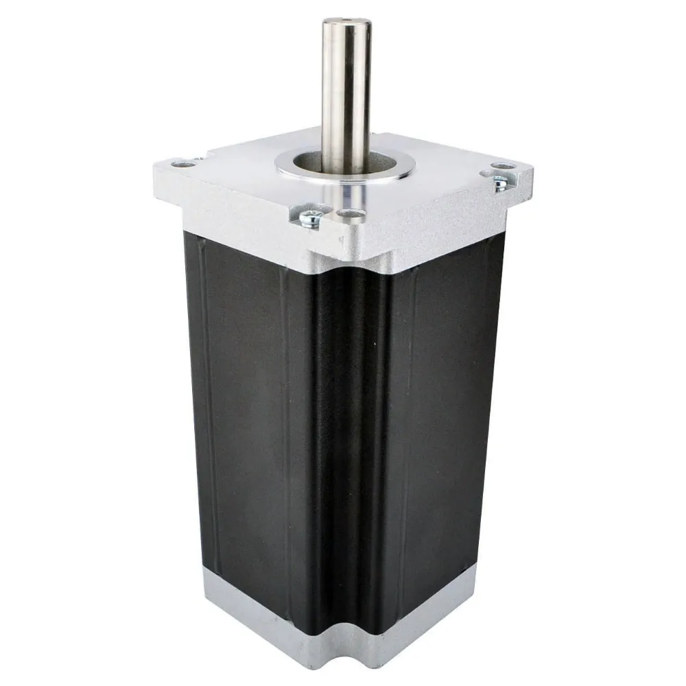 

Nema 42 Stepper Motor 1.8 deg 30Nm(4248oz.in) 4 Leads Keyway Shaft 110x110x201mm for CNC Router
