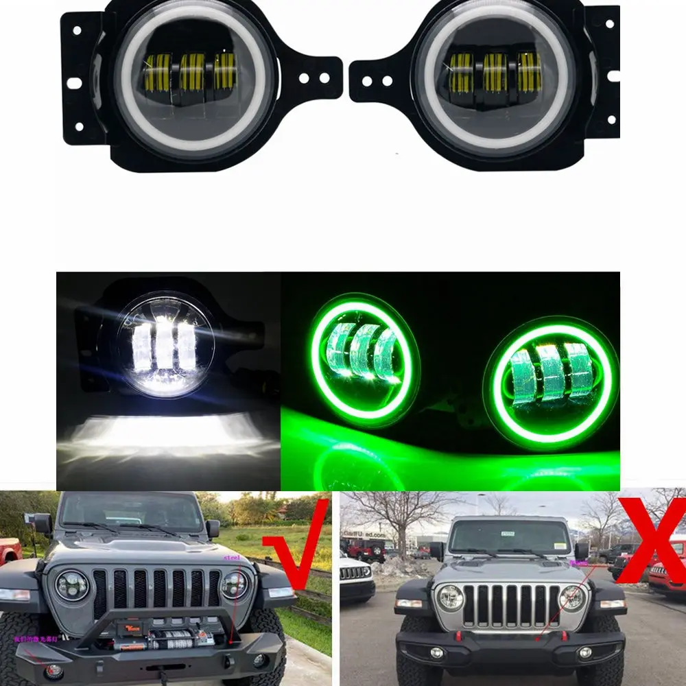 jeep jl fog lamp 2018 2019