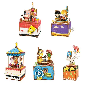

toy for child Puzzle games toys Robotime AM3 DIY Music Box toy
