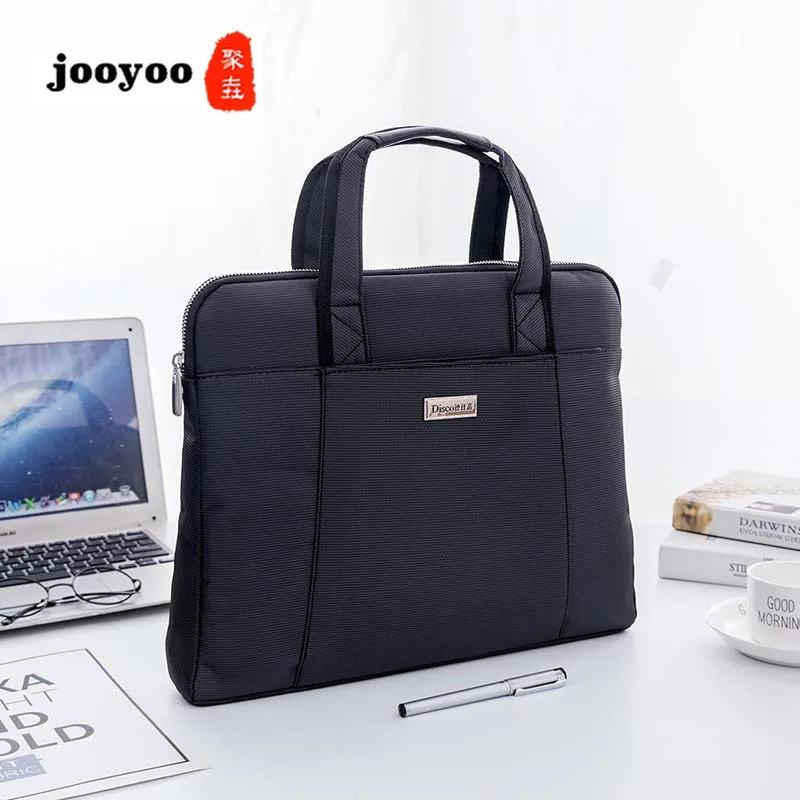 Мужской ручной информационный комплект папка A4 портфель мужская и женская деловая сумка для компьютера jooyoo