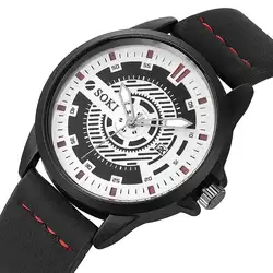 2018Top бренд Для мужчин пара Популярные Модные нейлоновый ремешок аналоговые кварцевые Круглый наручные часы простые часы подарочные