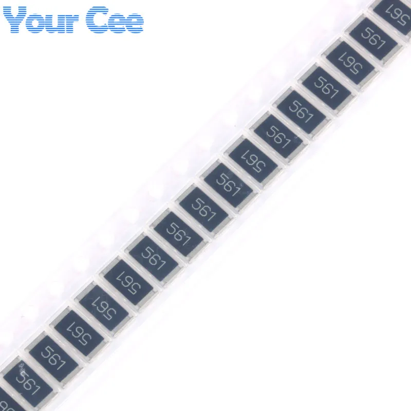50 шт. SMD чип резистор 2512 1 Вт 560R 560 Ом 561 5%|560 ohm|smd chip resistorchip resistors |