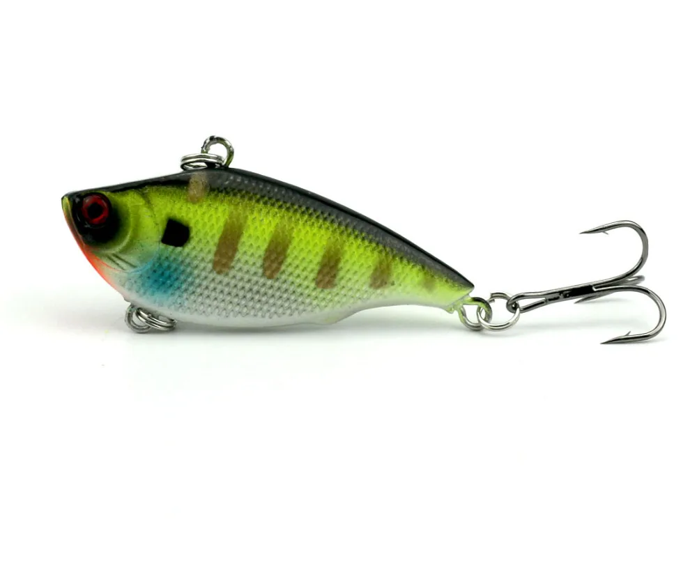 10 Colors winter fishing lures hard bait 6CM 9G VIB with lead inside