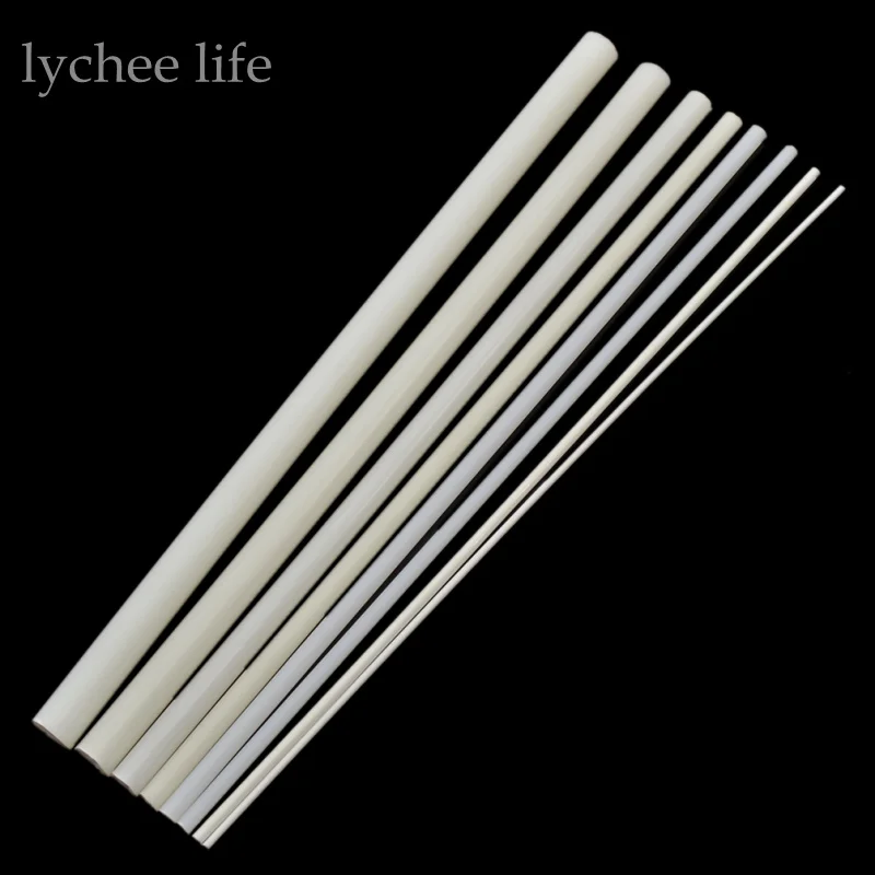 

Lychee 2pcs Plastic Round Bar Rods DIY Handmade Craft Tool Supplies