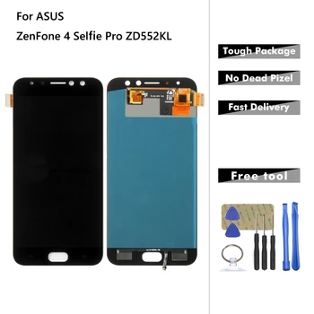 

Display For ASUS ZenFone 4 Selfie Pro ZD552KL LCD Display Touch Screen Digitizer Assembly Replacement With Frame