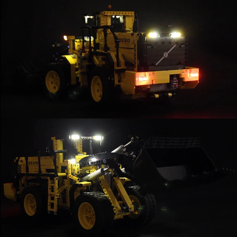 

LED Light for lego 42030 Compatible 20006 technic Volvo L350F wheel loader Building Blocks Bricks (only lights with Battery box)