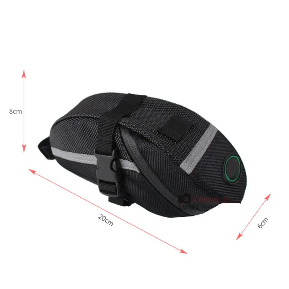 Outdoor Bicycle Bag Cycling Bike Saddle Bag Waterproof Polyester Storage Saddle Bag MTB Seat Tail Rear Pouch Bicycle Accessories