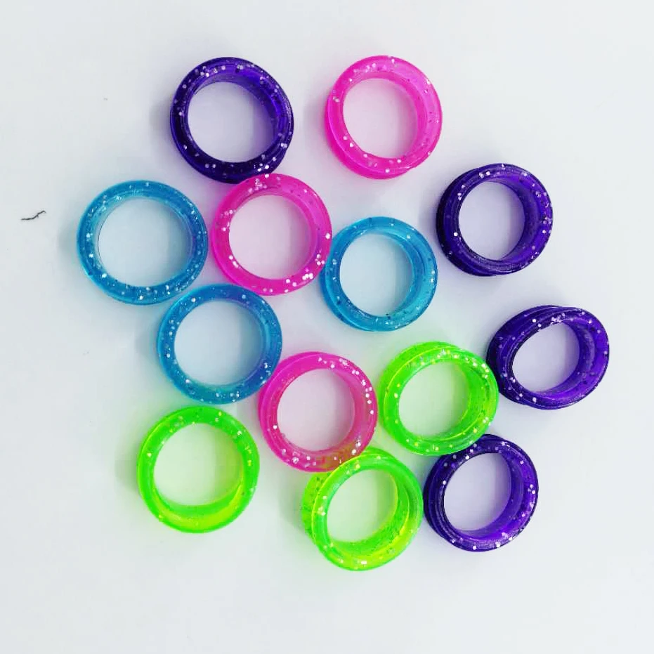Hairdressing Scissors Dog Grooming Scissors Dog Grooming Scissors Kit Hair Trimmer Scissors Scissors Parts Silica Gel Finger Rings Fit any Scissors Inserts Hairdressing Scissor Replacement Parts