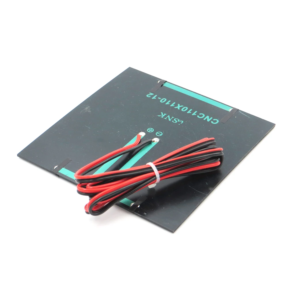 12 V 150mA 1,8 W продлить провода Панели солнечные поликристаллические кремниевые DIY Батарея Зарядное устройство небольшой мини солнечная батарея кабель игрушка вольт 12В