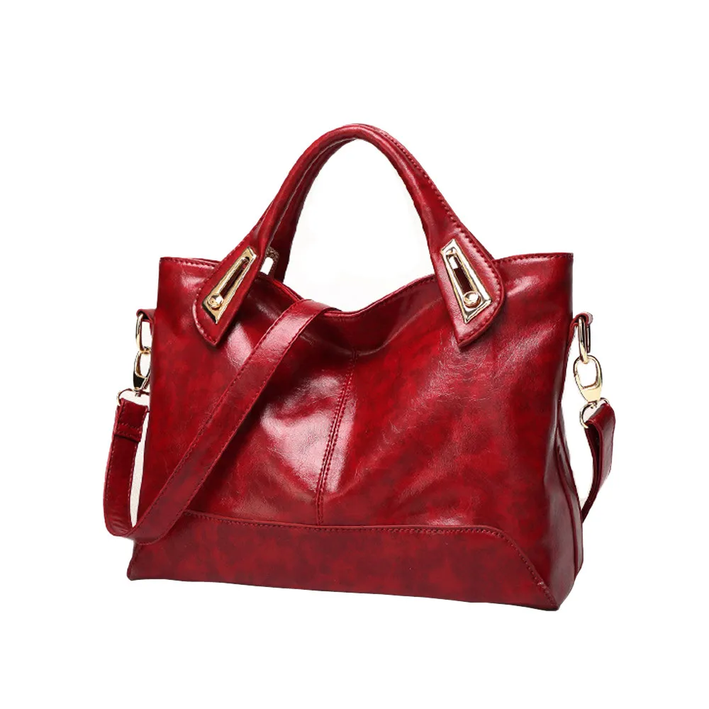 Aelicy, высокое качество, известный дизайнер, винтажные Большие женские сумки-мессенджеры из искусственной кожи, женская сумка на плечо, на молнии, женские сумки-тоут - Цвет: Красный