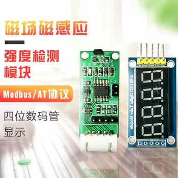 

Digital Display Magnetic Field Magnetic Induction Intensity Detection Module Holzer Sensor Bare Plate Modbus and AT Protocol