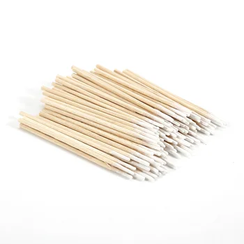 

High quality 100pcs Cotton Swab Health Makeup Cosmetics Ear Clean Cotton Swab Pointed Head Abacterial Medical Accessories