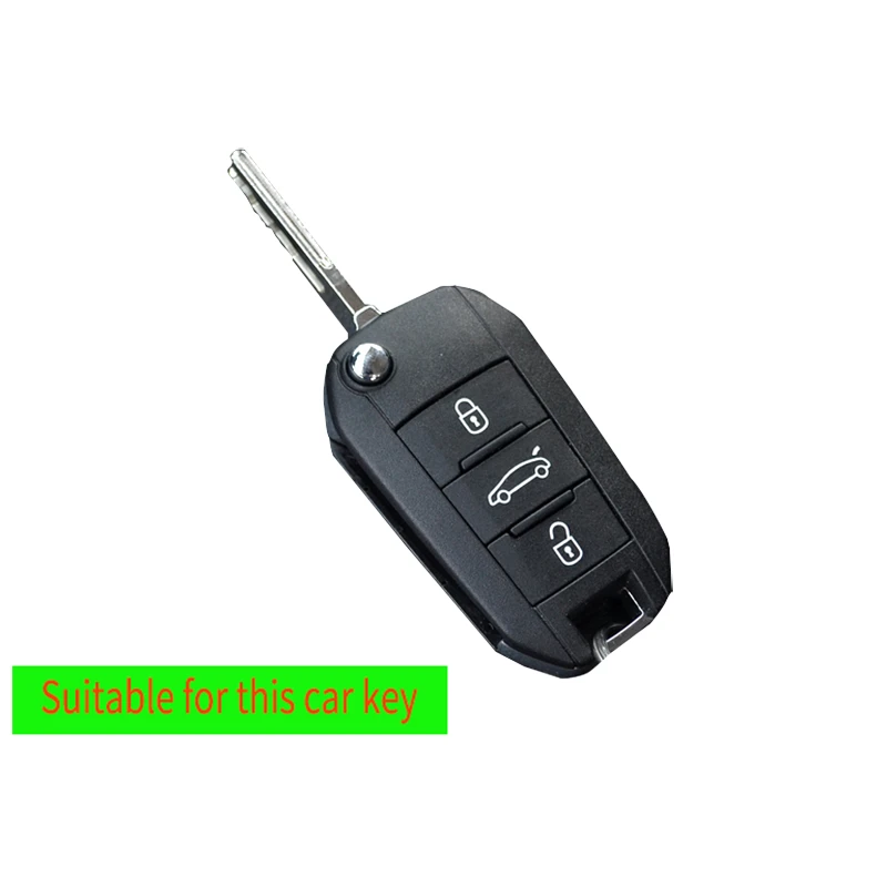 Для Peugeot 2008 3008 4008 301 308S 408 508 2014 2016 3 кнопочный чехол для ключей новый дизайн кожаный