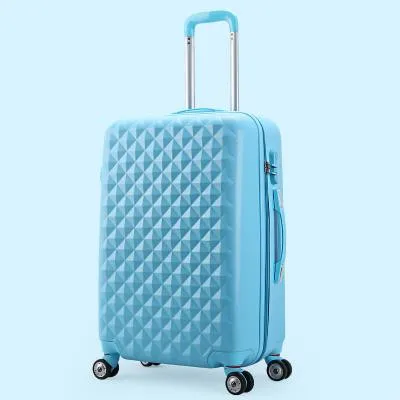 blue 1PCS 2 шт./компл. модные косметичка 20 мм/22 мм/24/28 дюймов для девушек-студенток от чемодан на колёсиках для путешествий spinner пароль камера Женская чемодан на колесиках - Цвет: blue 1PCS