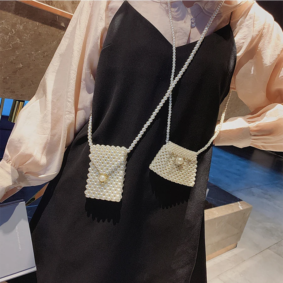 المنسوجة يدويا اللؤلؤ المرأة أكياس مطرز المرأة حقيبة يد مصمم الكتف Crossbody حقيبة الهاتف حقيبة السيدات حقائب اليد محفظة مخلب 2019 المنسوجة يدويا اللؤلؤ المرأة أكياس مطرز المرأة حقيبة يد مصمم الكتف Crossbody حقيبة الهاتف حقيبة السيدات حقائب اليد محفظة مخلب 2019