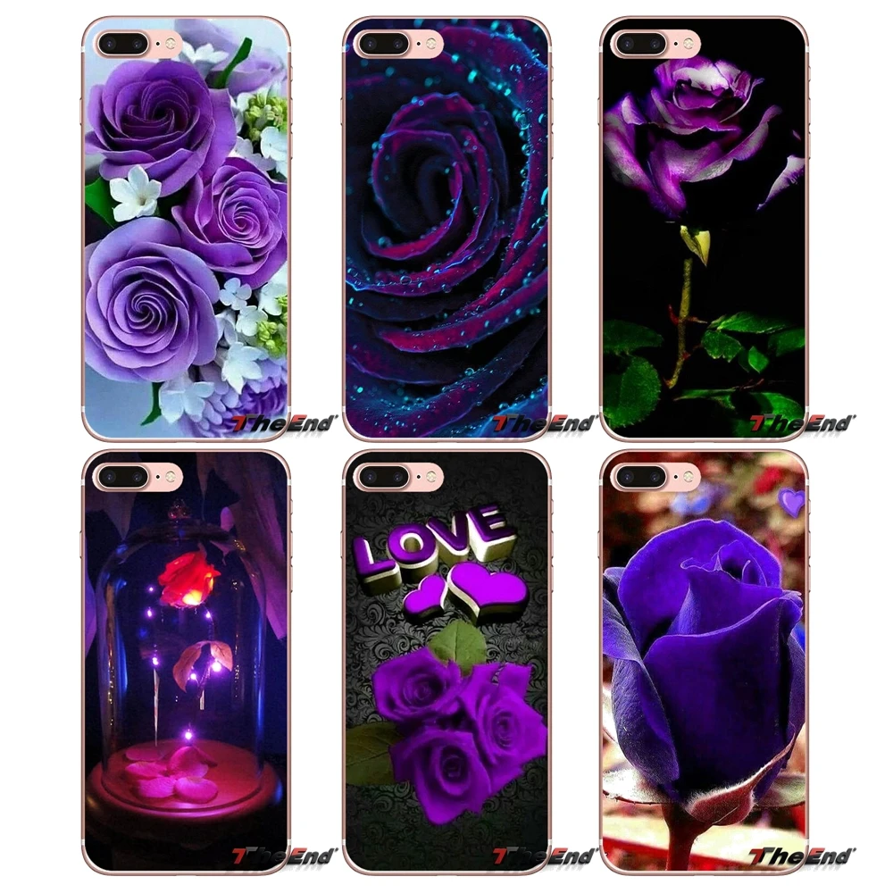 

Silicone Case Cover For Sony Xperia Z Z1 Z2 Z3 Z5 compact M2 M4 M5 E3 T3 XA Aqua LG G4 G5 G3 G2 Mini Life And Beauty purple rose