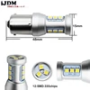 iJDM CANbus Error Free 1200 Lumens HID White 1156 7506 S25 LED Bulbs for Volkswagen MK6 Jetta Daytime Running Lights,6000K 12V ► Photo 3/6