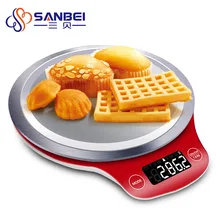 SANBEI 3000 г 0,1 г цифровые весы ЖК-дисплей DisplayJewelry Нержавеющая сталь Еда диета Кухня Пособия по кулинарии Вес весы электронные