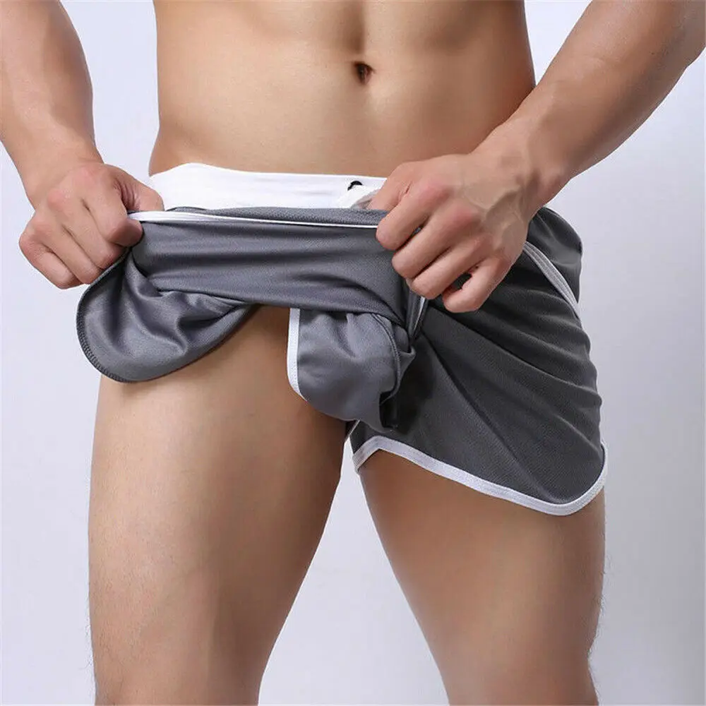 80% OFF Hot Men Board Shorts Summer Beach Casual Loose Elastic Waist Sexy Comfort Athletic Gym Sports Training Swimwear Short Pants
