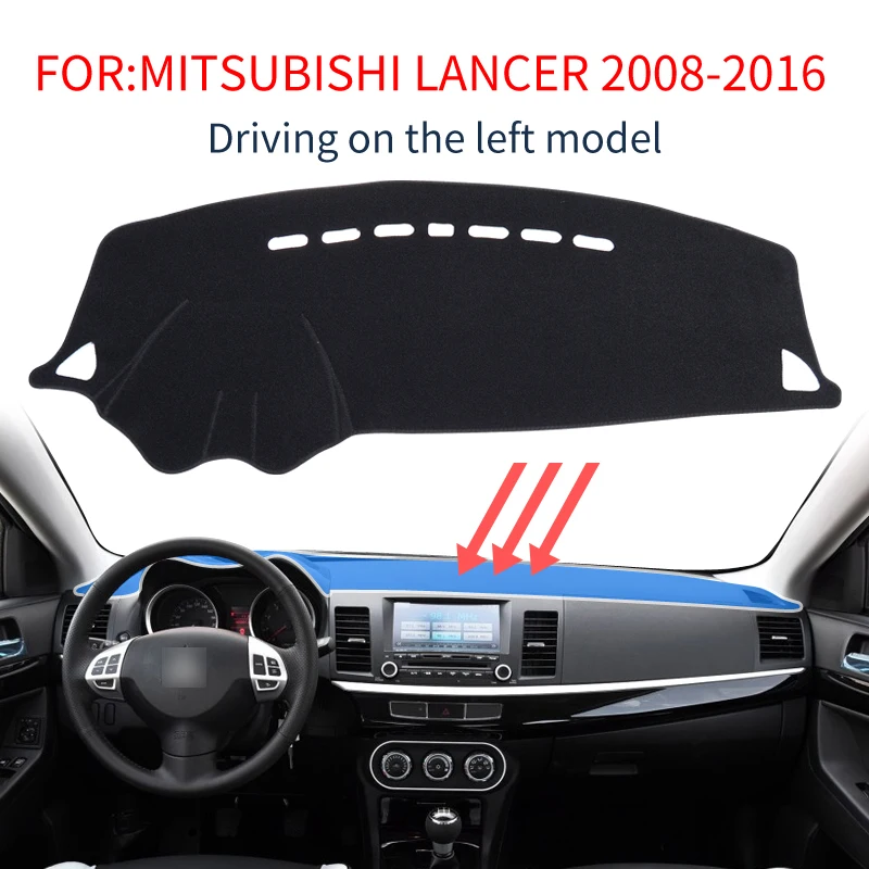 Противоскользящий коврик для Mitsubishi Lancer 2008 ~ 2016 Ralliart EVO X Galant Fortis EX накладка на