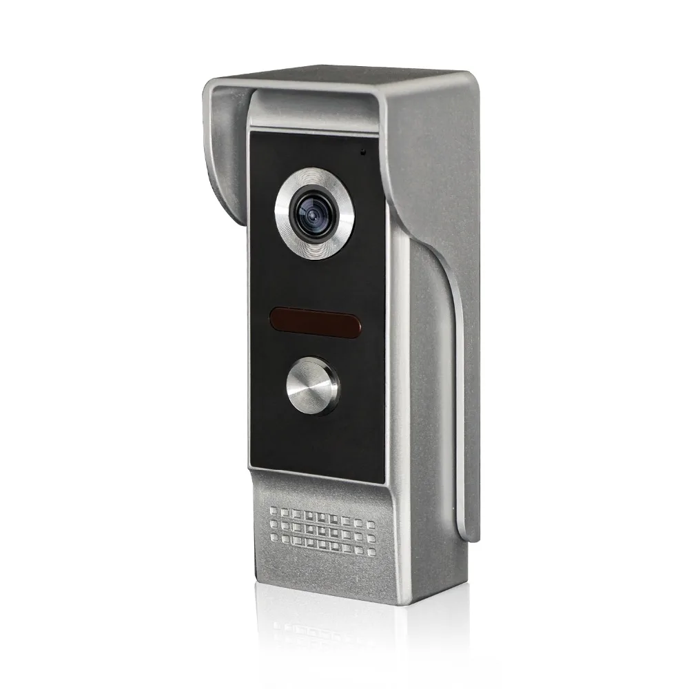 Yobangsecurity 7 "дюймов Сенсорный экран видео-телефон двери Дверные звонки домофон Мониторы визуальный безопасности Камера колокол Системы для