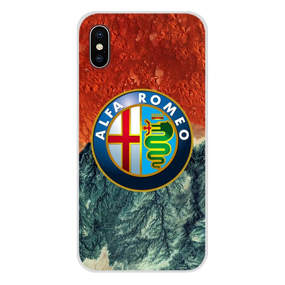 Супер автомобильный мягкий прозрачный чехол с логотипом Alfa Romeo для Xiaomi Redmi Note 6A MI8
