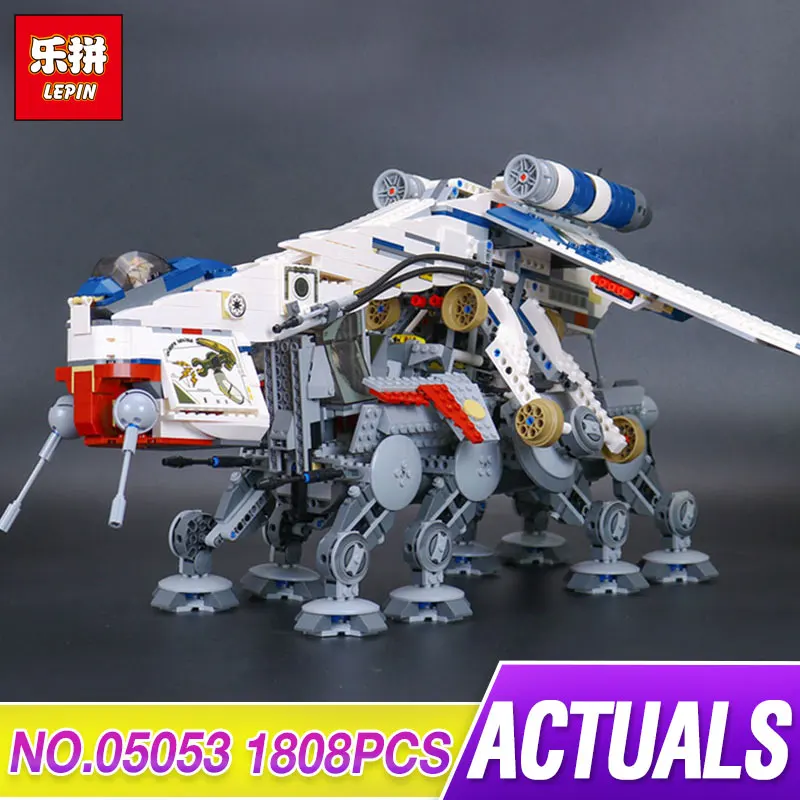

Lepin 05053 1808Pcs New Genuine Star Series Wars The Republic Dropship Set Building Blocks Bricks Children Toys 10195 in stock