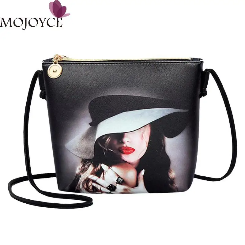 

Fashion Floral Print Messenger Bags for Women Girls Mini Shoulder Bags 2018 New PU Leather Crossbody Casual Bolsa Feminina Bag