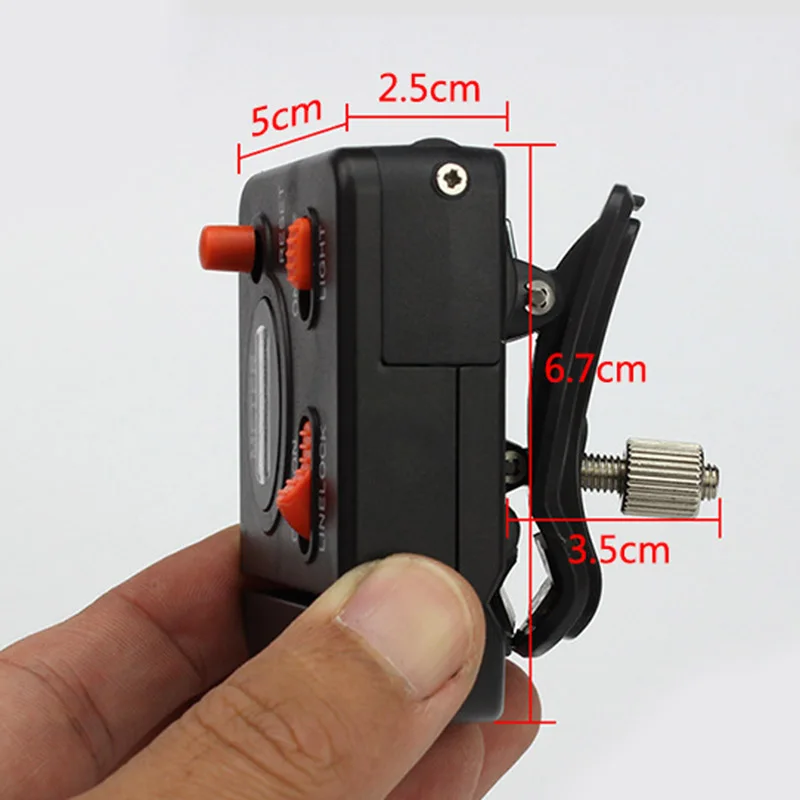 

Mechanical Fishing Line Counter Plastic Clip On Digital Display Depth Finder Meter Gauges FH99