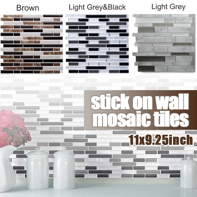 

3D Wall Decal Waterproof Brick Stone Wall Stickers Self adhesive Wallpaper Background for Room Kitchen Decor