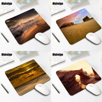 

Mairuige Decorate Your Computer Desktop High Quanlity Mousepad Desert Scenery Table Mats and To Be A for Your Friends