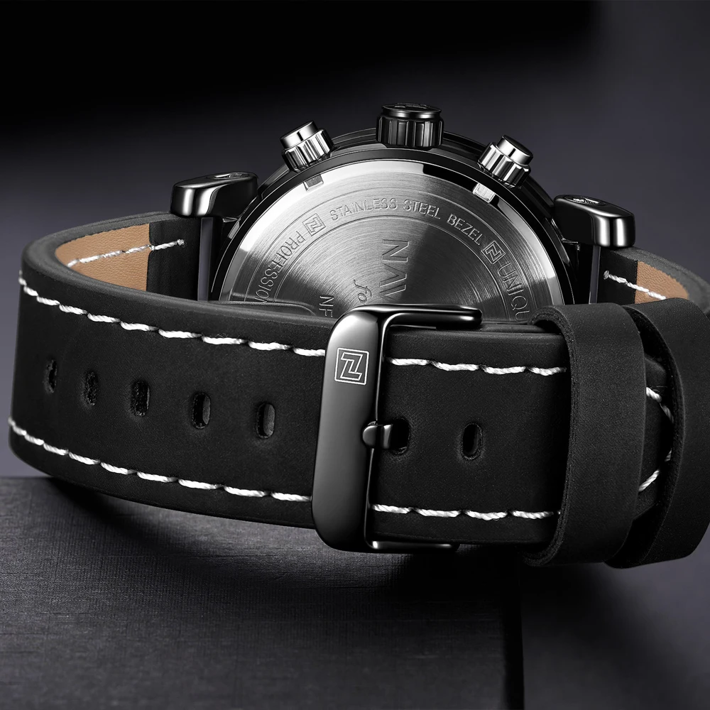 NAVIFORCE Waterproof Mens Watches Top Brand Luxury Army Military Sport Watch Men Fashion LED Analog