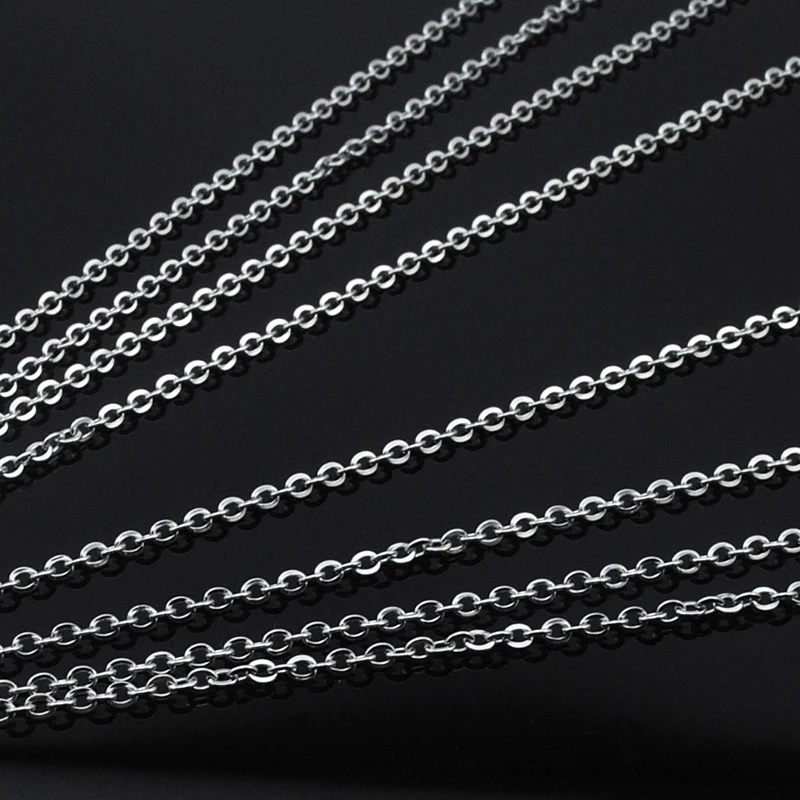 

Dolaime Necklace for Women Small Link Chain 2mm Wide Stainless Steel Necklace Her Jewelry,Factory Price Wholesale GN322