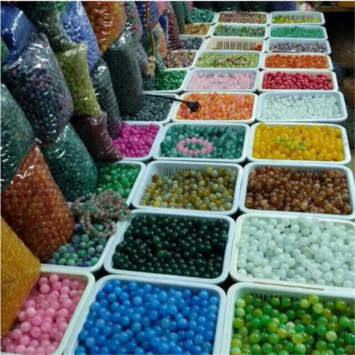 1  200pcs 8-16mm Natural Stone Loose Beads For Bracelet Jewelry Making Multicolor Jade Stone Beads Necklace Diy Jewelry Accessories