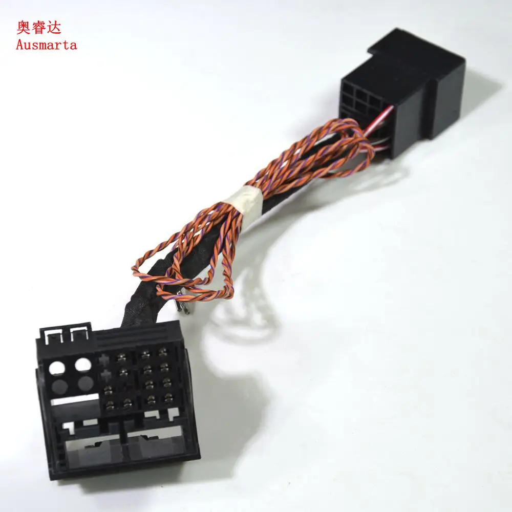 

ISO Nach Quadlock Canbus Adapter KABEL RCD330 RCD510 RCD310 RNS510 Umwandlung Kabel For VW Polo Golf Jetta Tiguan Passat CC Upgr