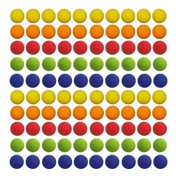 

100pcs Colorful Balls EVA Foam Golf Soft Balls For Refill Toys about 2.2cm